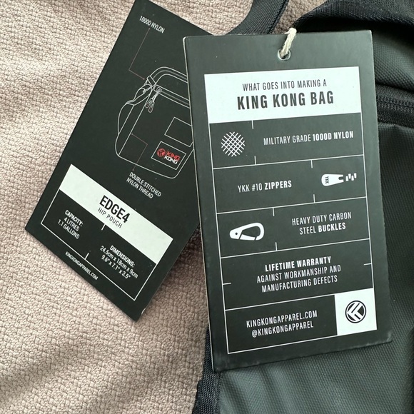 NWT King Kong EDGE4 Hip Pouch - Picture 4 of 4